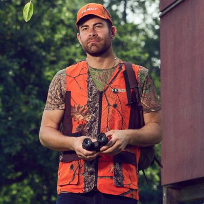 Fendt Hunting Gilet – Signal Orange Camouflage