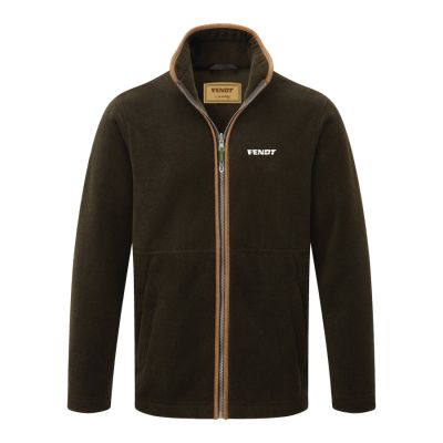 Fendt fleecejakke til mænd – Loden Green