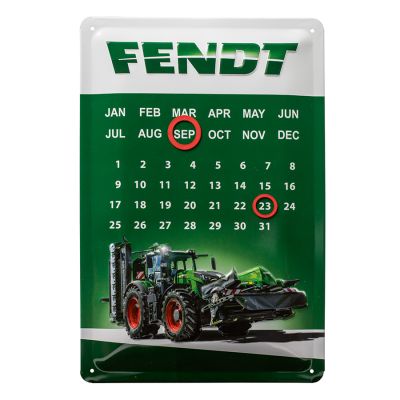 Calendario di lamiera Fendt