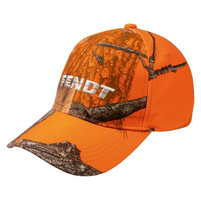 Cap orange/camouflage in Signalfarben)