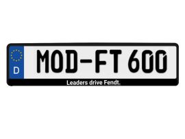 Kennzeichen "Leaders drive Fendt."