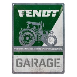 Fendt Sheet metal sign: GARAGE