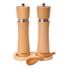 Salt and pepper mill set