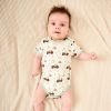 Fendt Baby Cotton Short Sleeved Printed Bodysuit 2 - Thumbnail 