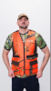 Fendt Hunting Gilet – Signal Orange Camouflage - Thumbnail 8