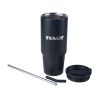 Fendt Black Thermo Mug XL – Recycled Metal - Thumbnail 
