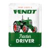 Fendt Tractor Metal Sign – Vintage Steel Wall Plaque (15 × 20 cm) - Thumbnail 