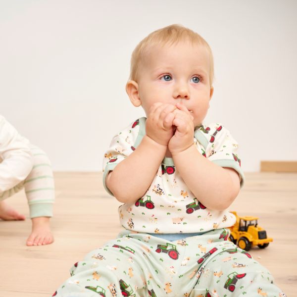 Fendt Baby Soft Cotton Trousers – Elasticated Waistband 2 - Zoom 2