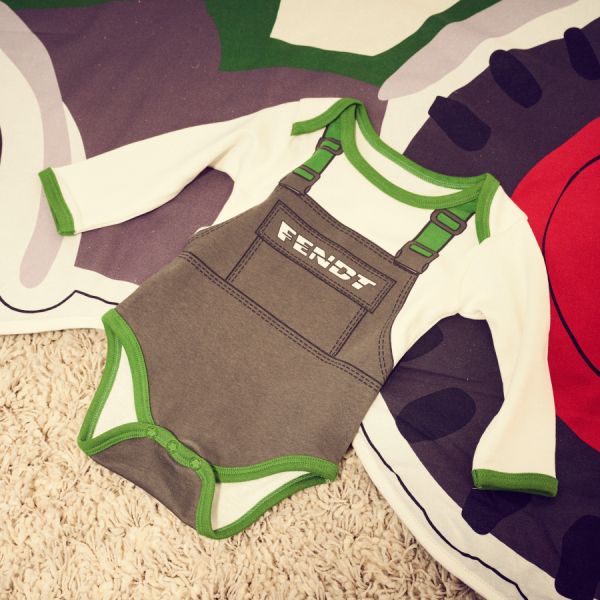 Fendt Baby Cotton Bodysuit – Dungarees Style 2 - Zoom 2