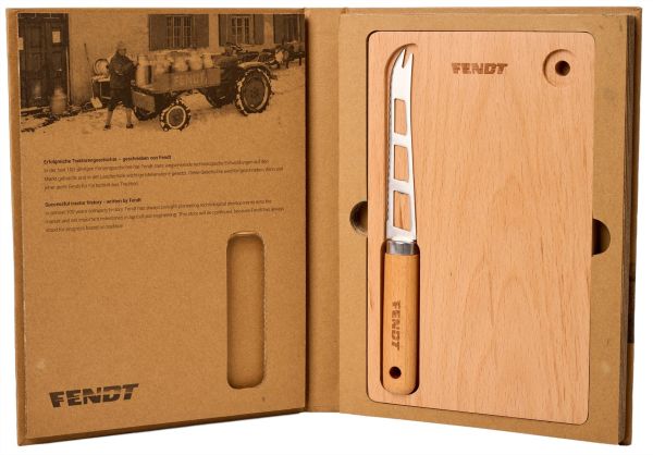 Chopping board with knife