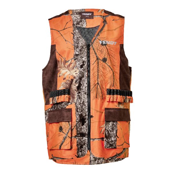 Fendt Hunting Gilet – Signal Orange Camouflage