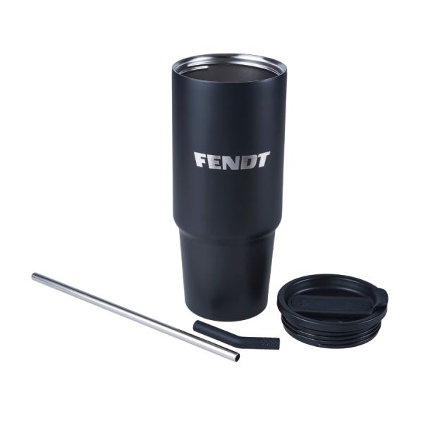 Fendt Black Thermo Mug XL – Recycled Metal