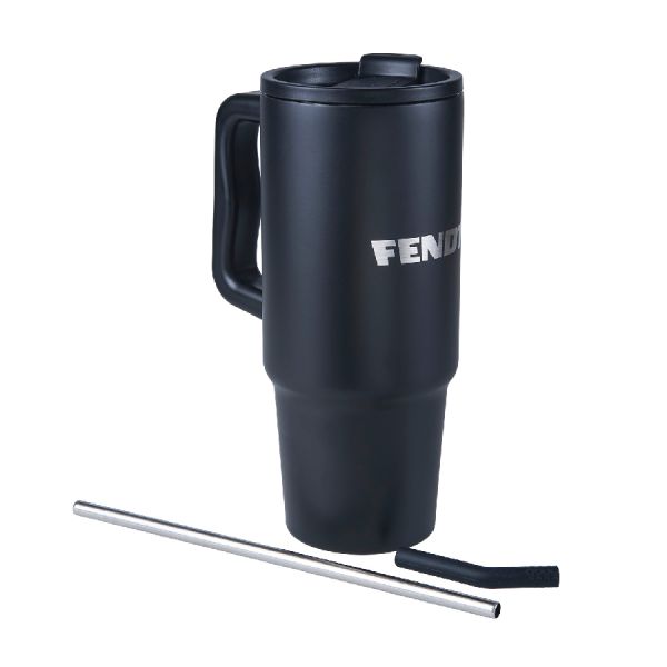 Fendt Black Thermo Mug XL – Recycled Metal 4 - Zoom 4