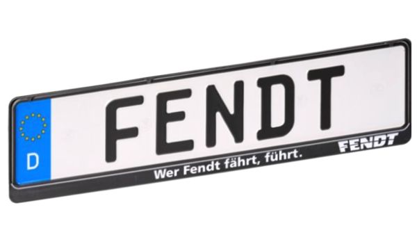 BILSKILTRAMME „Wer Fendt fährt...“