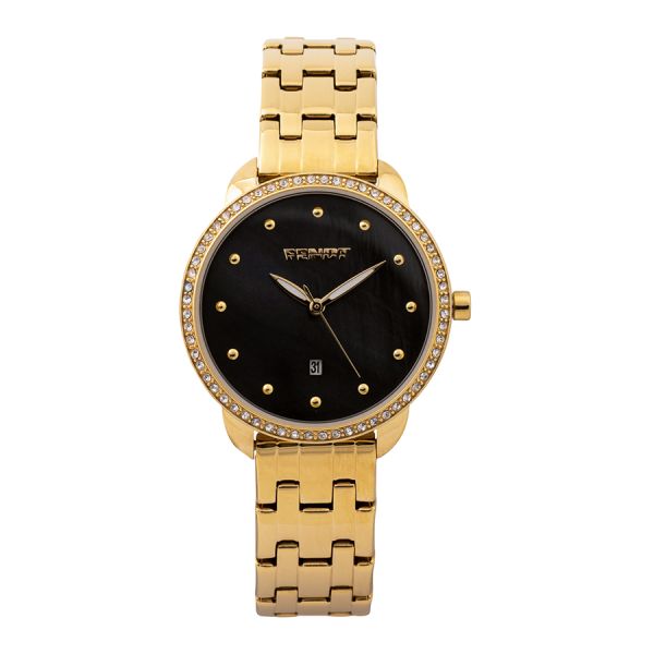 Damen Armbanduhr gold