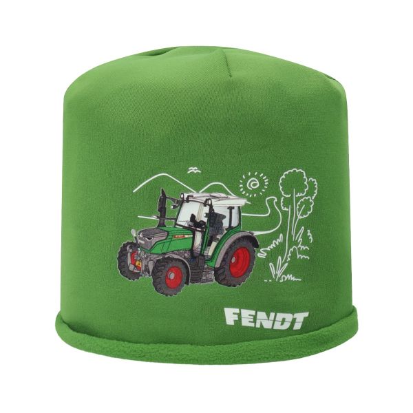 Kids Fleece Hat Tractor