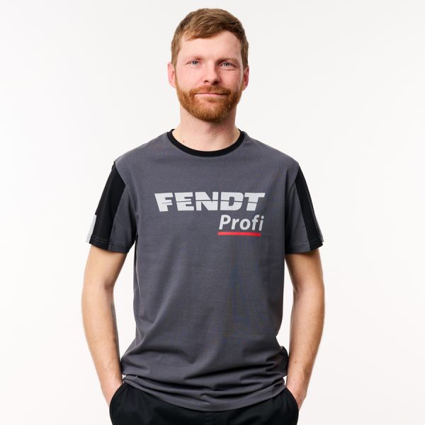 Fendt PROFI T-Shirt Grey/Black 3 - Zoom 3