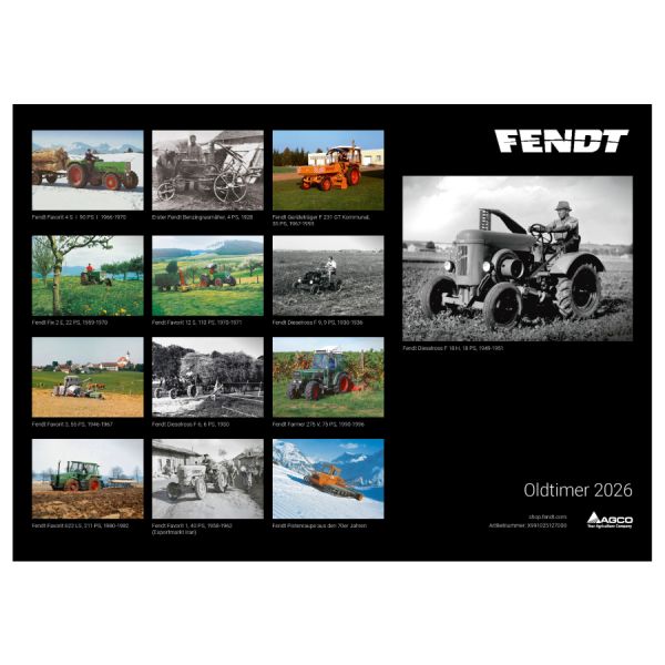 Fendt Oldtimer Tractor Calendar 2026 – Limited Edition 4 - Zoom 4