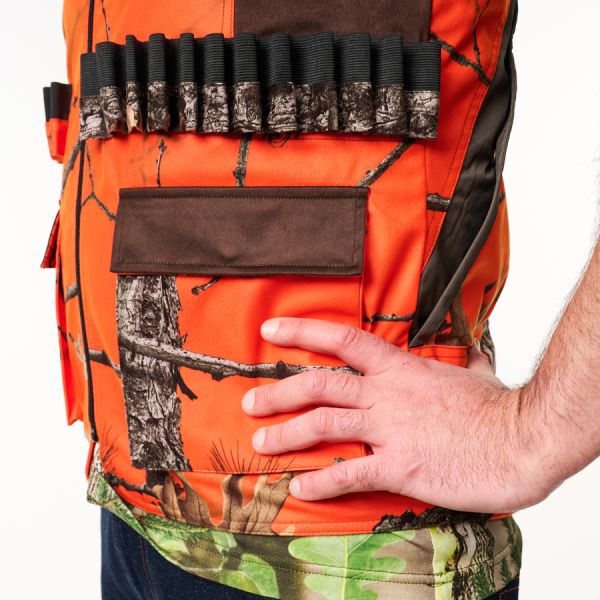 Fendt Hunting Gilet – Signal Orange Camouflage 6 - Zoom 6