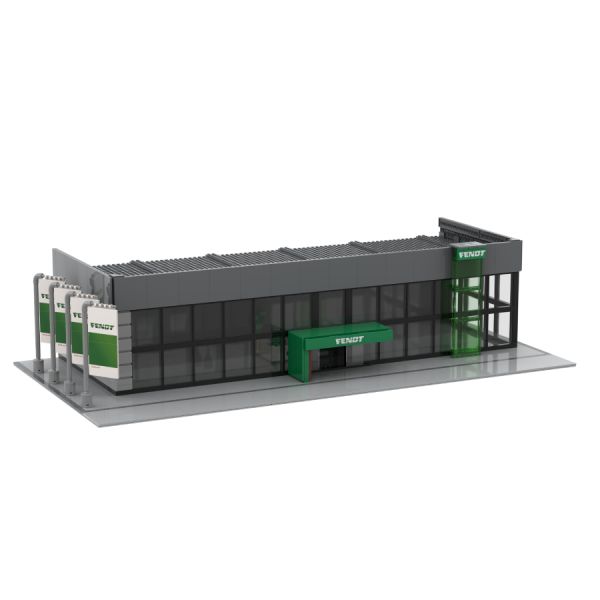 Fendt Dealer Store Brixies Building Set | 1127 Pieces