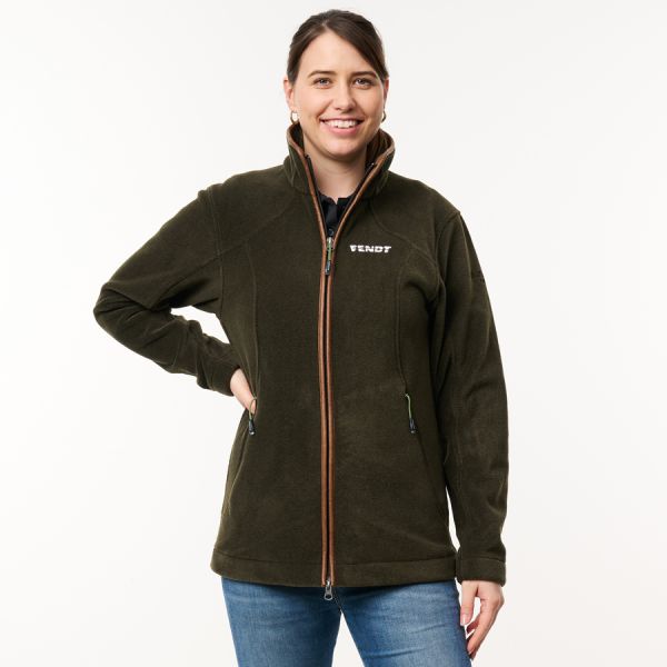 Fendt Women’s Fleece Jacket – Loden Green 3 - Zoom 3