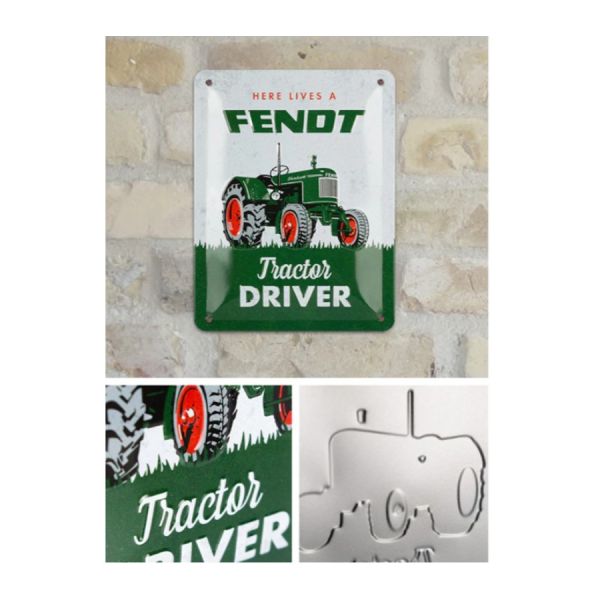 Fendt Tractor Metal Sign – Vintage Steel Wall Plaque (15 × 20 cm) 2 - Zoom 2